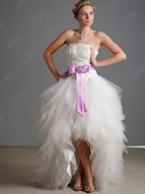 Свадебное платье со шлейфом фото 14