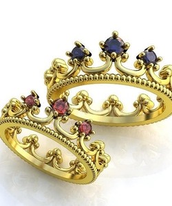 Обручальные кольца "Корона принцессы"