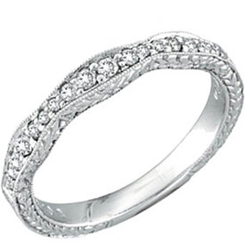 Обручальное кольцо с бриллиантом фото 4
