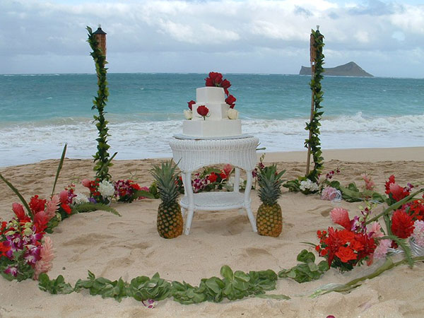 Свадьба в гавайском стиле фото 12