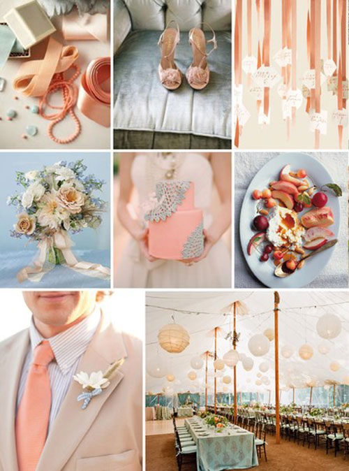 Персиковая свадьба или свадьба в персиковом цвете фото 1