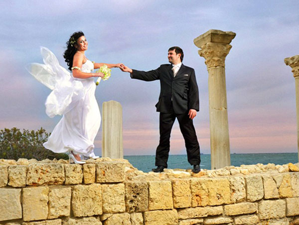 Свадьба в греческом стиле фото 17