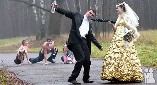 неудачные и ужасные свадебные фотографии кадр 20