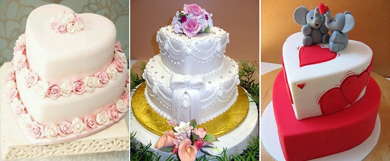оригинальные двухъярусные свадебные торты фото 7