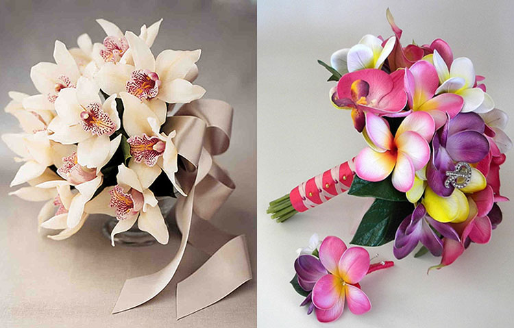 Букет из орхидей - мечта многих невест