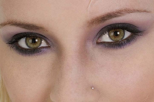 Свадебный макияж для шатенок с зелеными глазами