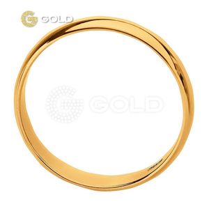 Кольцо золотое обручальное