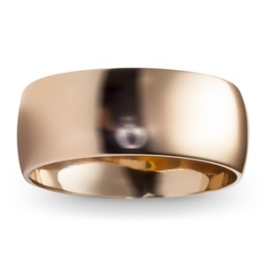 Обручальное кольцо из красного золота 585 пробы
