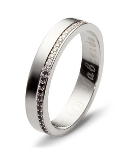 Обручальное кольцо  с 55 бриллиантами 585 пробы