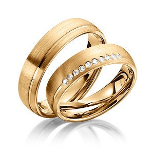 Оригинальные обручальные кольца с бриллиантами
