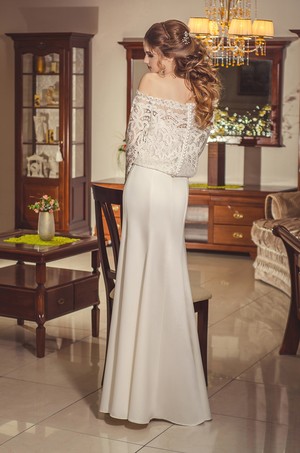 Свадебное платье ампир модель 1480