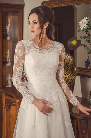 Пышное свадебное платье модель 1516