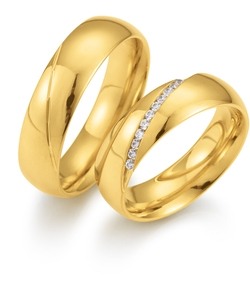 Обручальные кольца с бриллиантами. Артикул RS-9047