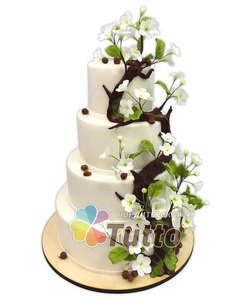Свадебный торт Ореховое дерево