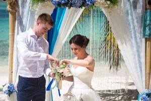 Свадебная церемония на острове Саона