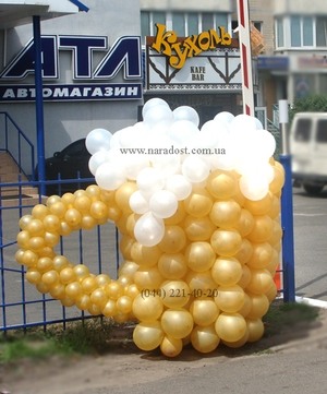 Украшение мероприятий шарами в Киеве