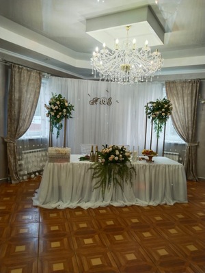 Оформление зала на свадьбу