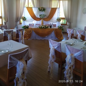 Оформление зала на свадьбу