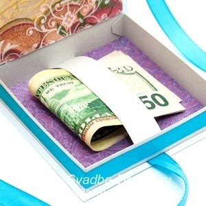 Конверт-коробочка для денег